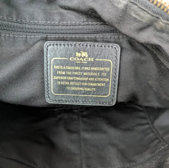 Coach Kelsey Leather Satchel with Crossbody strap Decorative Gold Grommets - Picture 6 of 16